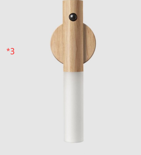 Dagny - 2-in-1 Wood Wall Lamp