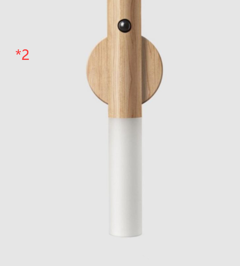 Dagny - 2-in-1 Wood Wall Lamp