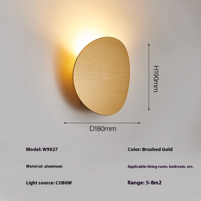 Hulda - Simple Bedside Lamp Round